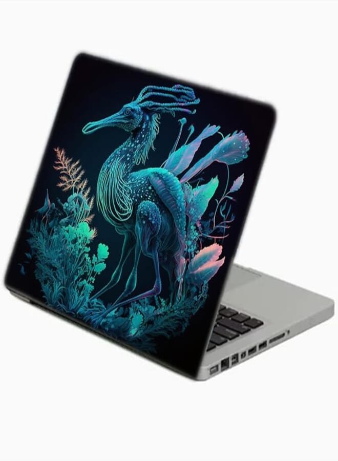TAT Stains Liquid Texture Printed Laptop Sticker Multicolour-15.6 inch-2713